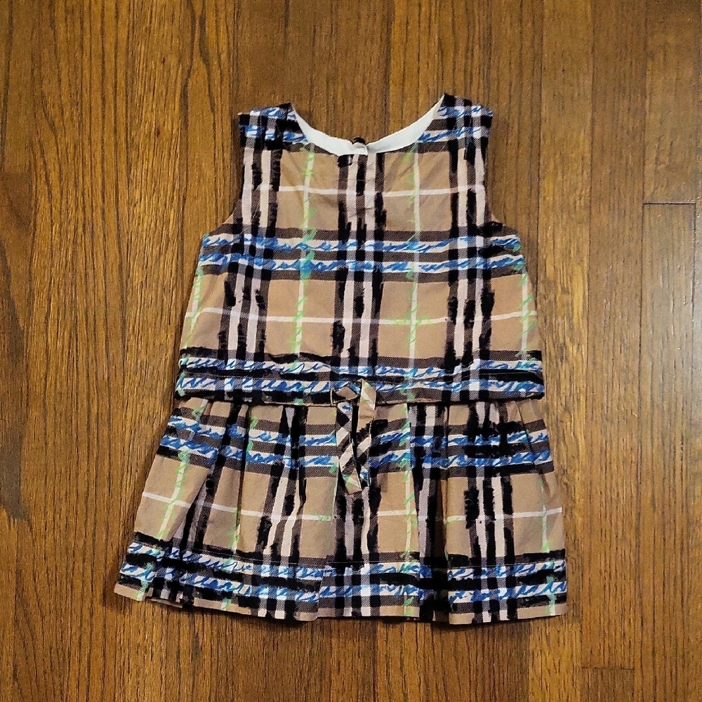 Burberry Multicolor Plaid Dress